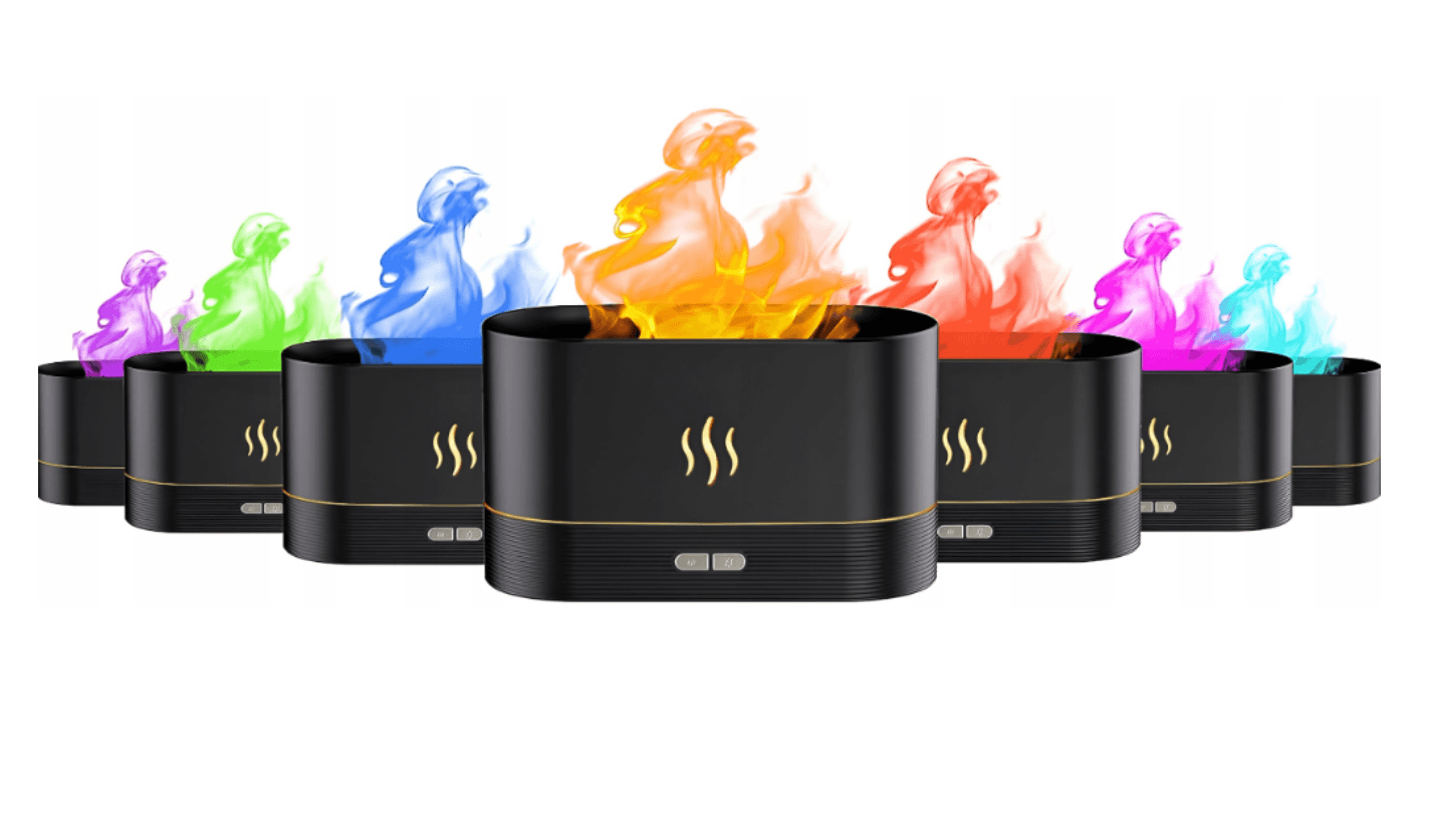 Nawilżacz powietrza z efektem ognia